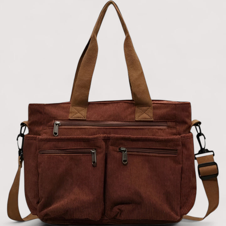Selma™ | Geräumige Cord-Umhängetasche