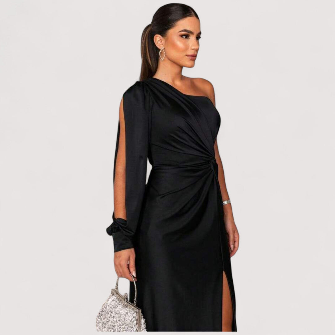 Samantha™ | Schlankes Seidenkleid