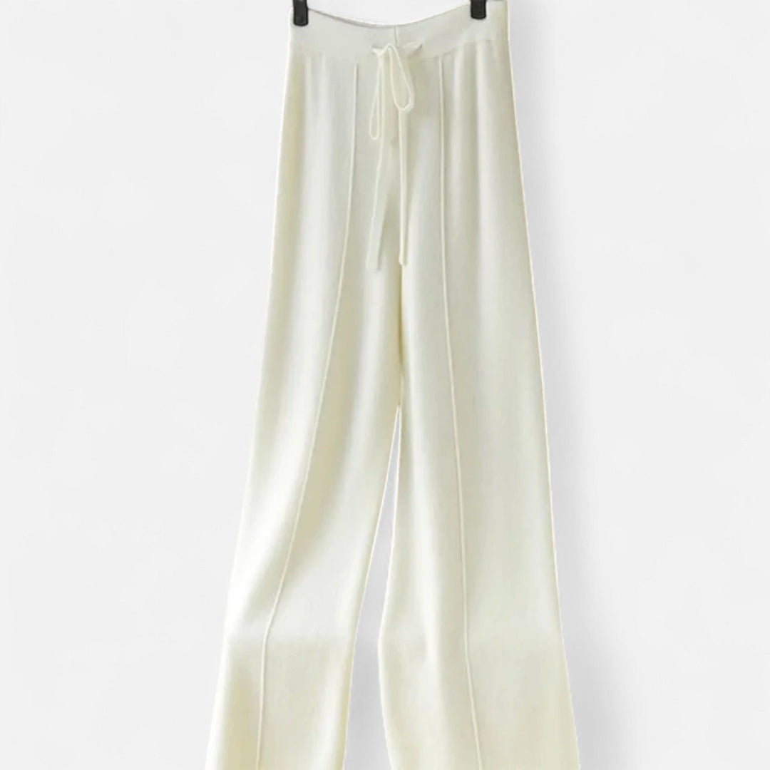 Daniela | Damen Klassische Wollhose mit Lockere Passform