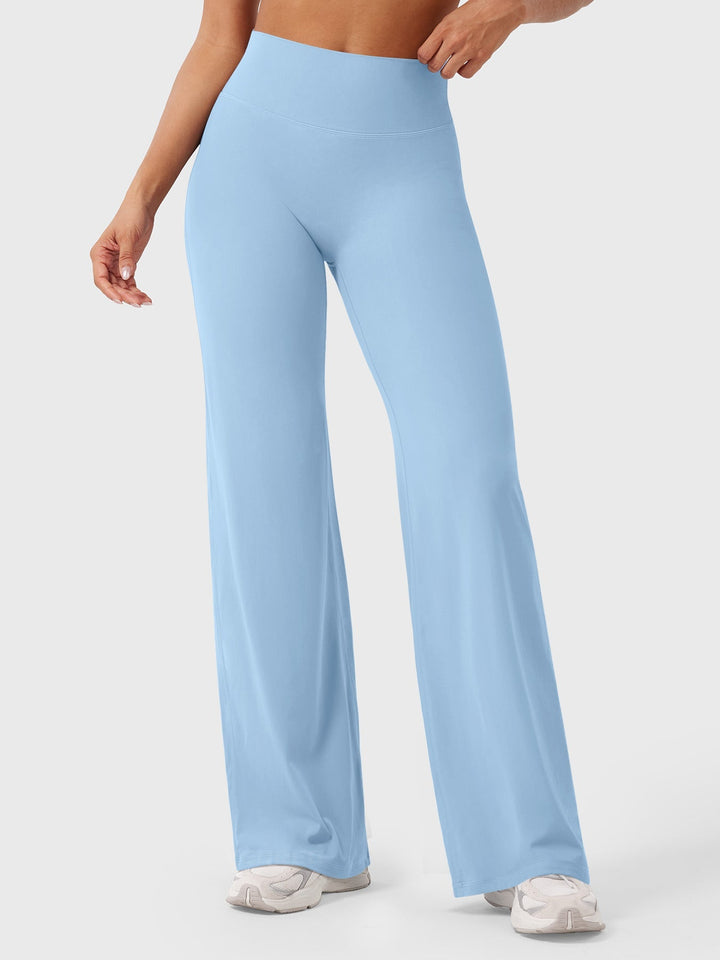 Yvonne | Damen Sommerweite Hose mit Hoher Taille