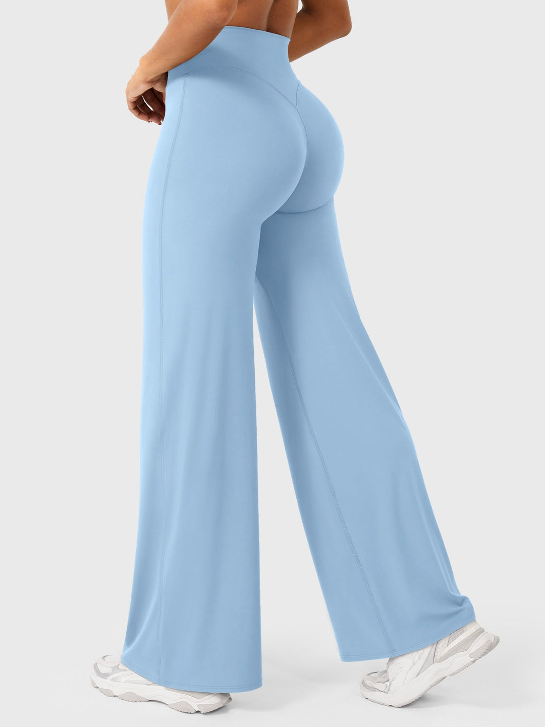 Yvonne | Damen Sommerweite Hose mit Hoher Taille