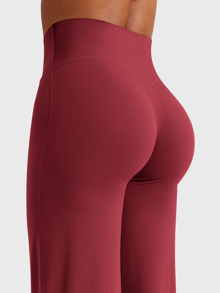 Yvonne | Damen Sommerweite Hose mit Hoher Taille