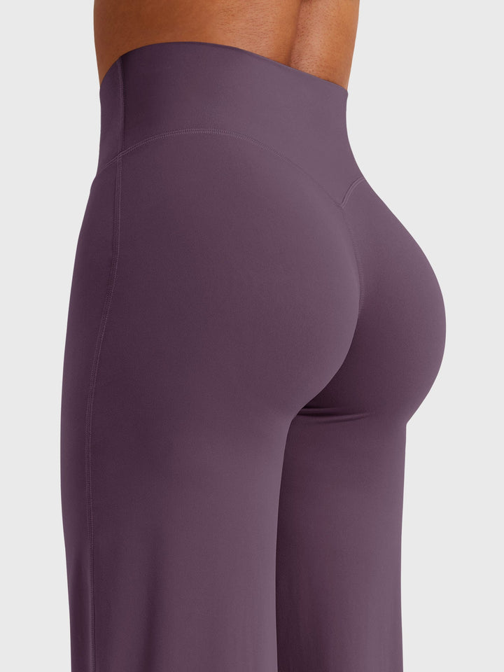 Yvonne | Damen Sommerweite Hose mit Hoher Taille