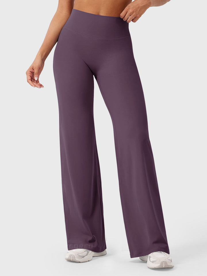 Yvonne | Damen Sommerweite Hose mit Hoher Taille