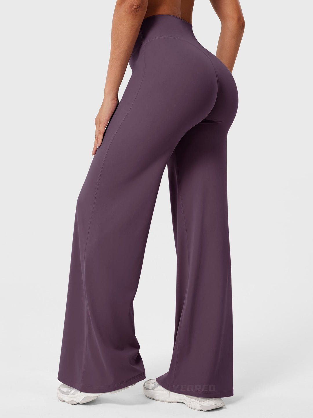 Yvonne | Damen Sommerweite Hose mit Hoher Taille