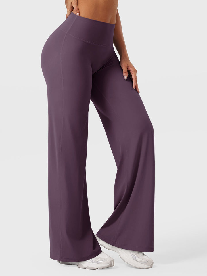 Yvonne | Damen Sommerweite Hose mit Hoher Taille