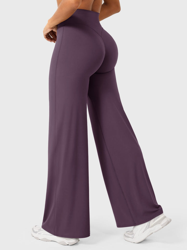 Yvonne | Damen Sommerweite Hose mit Hoher Taille