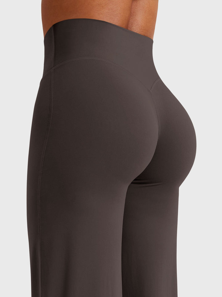 Yvonne | Damen Sommerweite Hose mit Hoher Taille