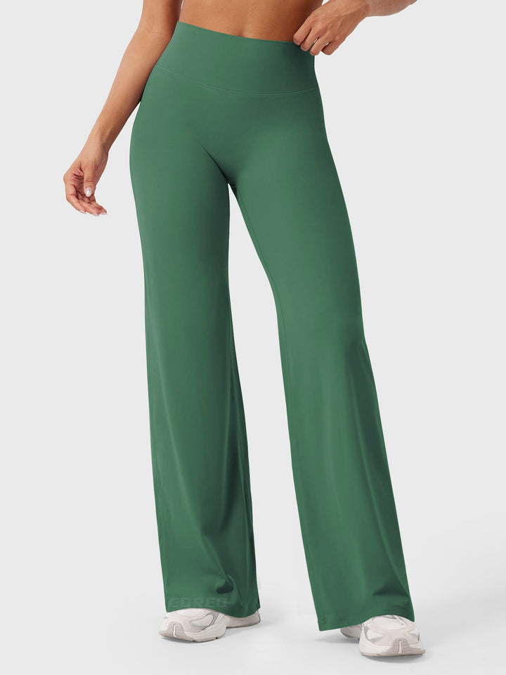 Yvonne | Damen Sommerweite Hose mit Hoher Taille