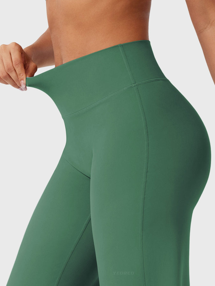 Yvonne | Damen Sommerweite Hose mit Hoher Taille