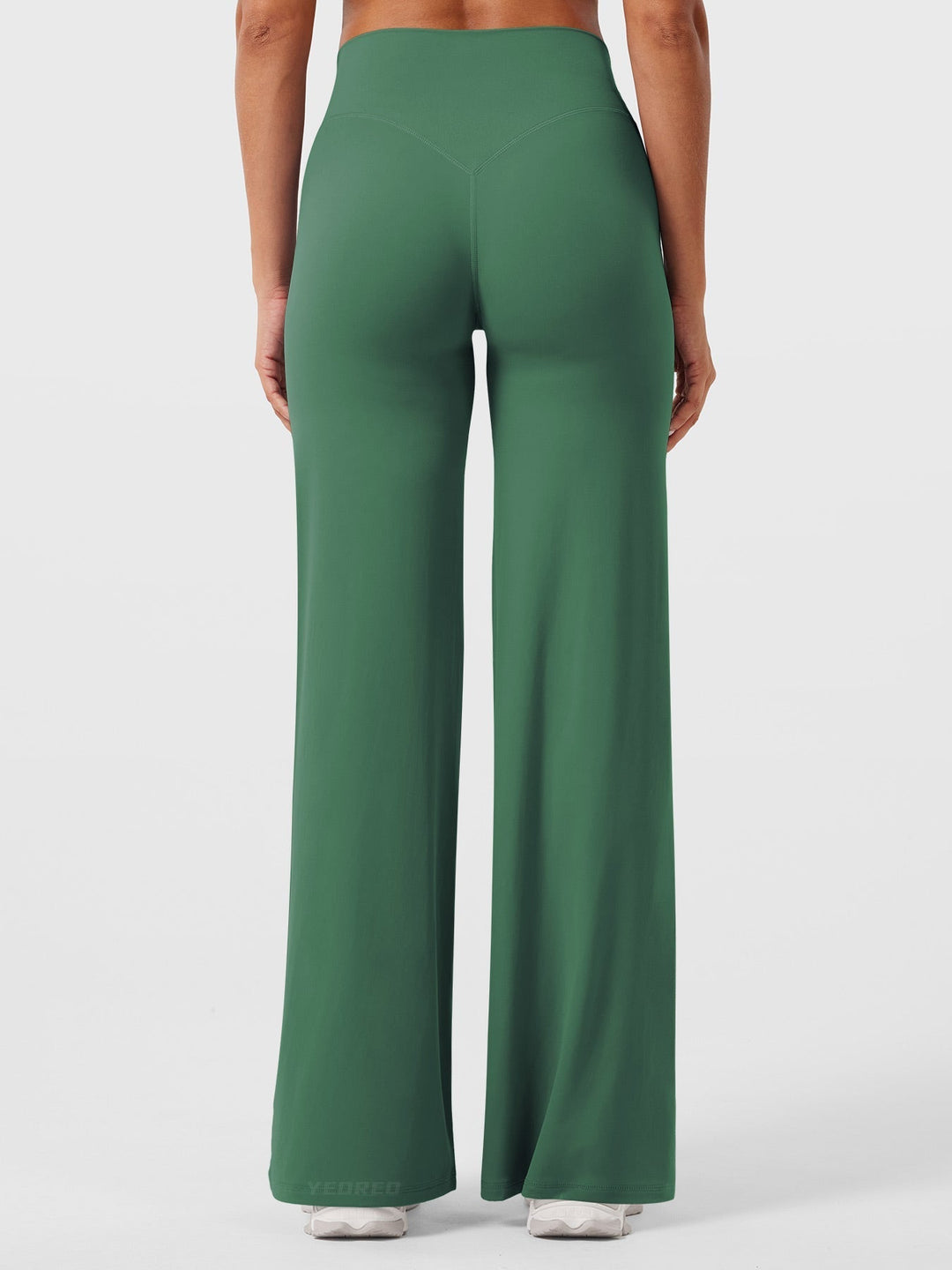 Yvonne | Damen Sommerweite Hose mit Hoher Taille