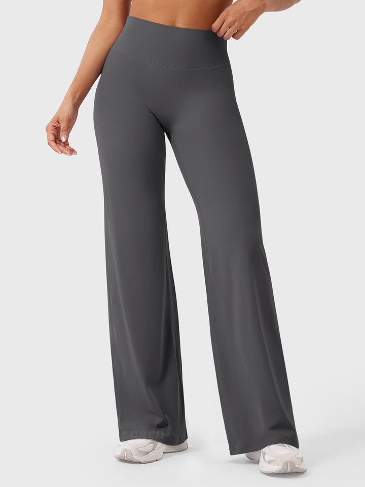 Yvonne | Damen Sommerweite Hose mit Hoher Taille
