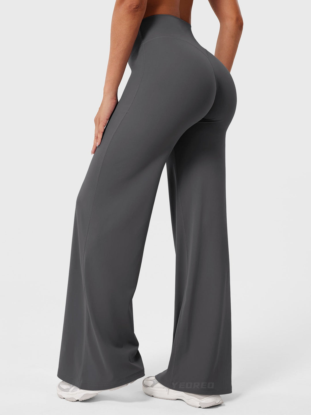 Yvonne | Damen Sommerweite Hose mit Hoher Taille