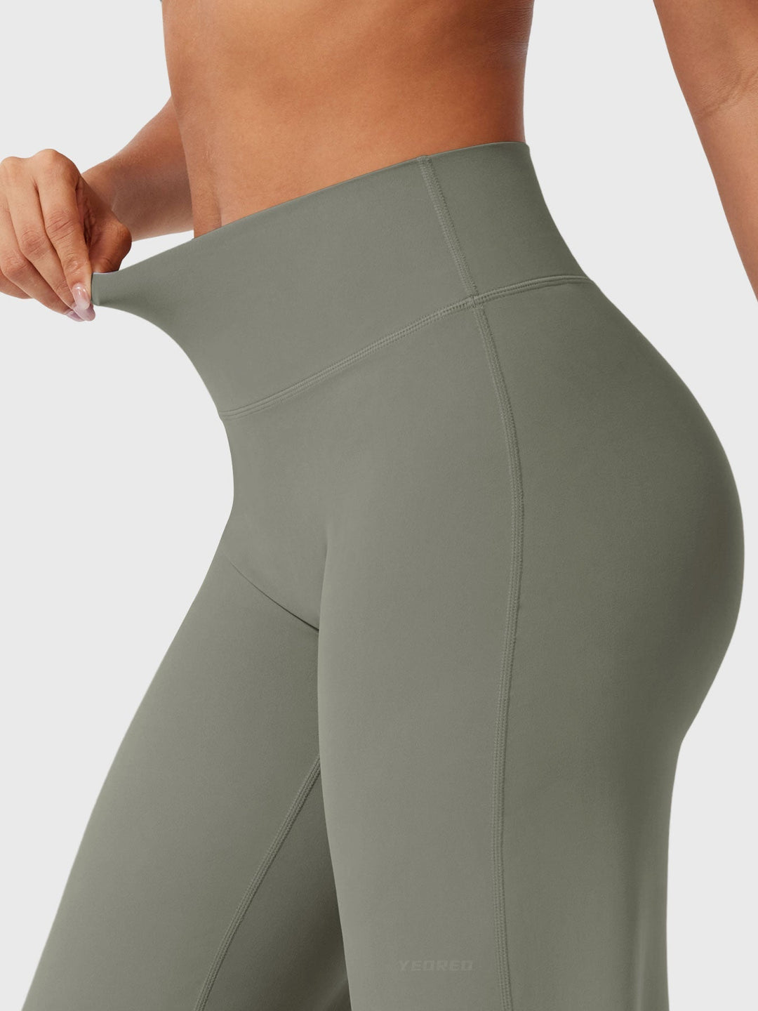 Yvonne | Damen Sommerweite Hose mit Hoher Taille
