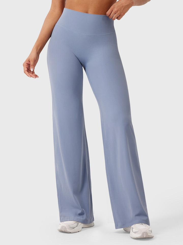 Yvonne | Damen Sommerweite Hose mit Hoher Taille