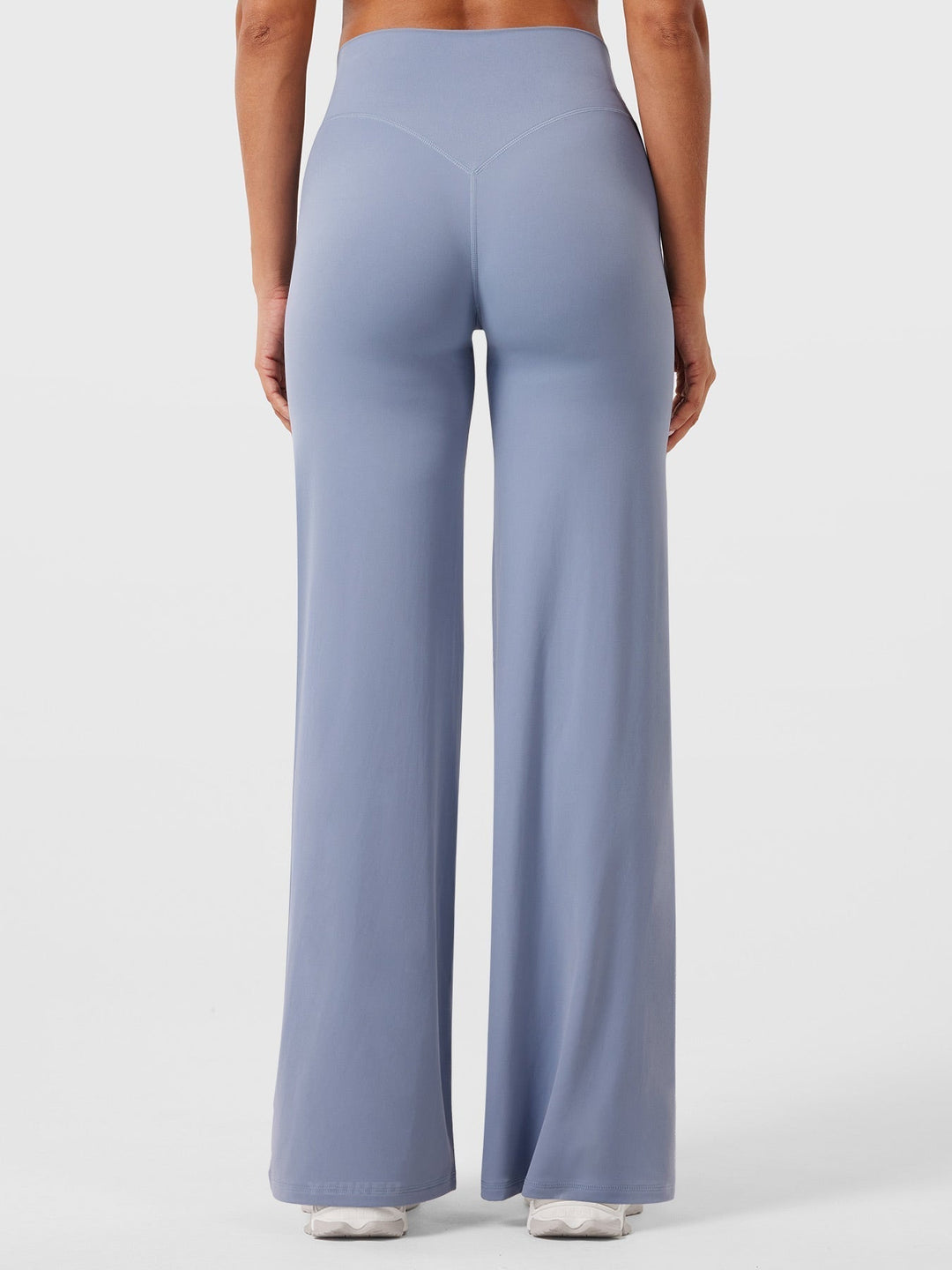 Yvonne | Damen Sommerweite Hose mit Hoher Taille