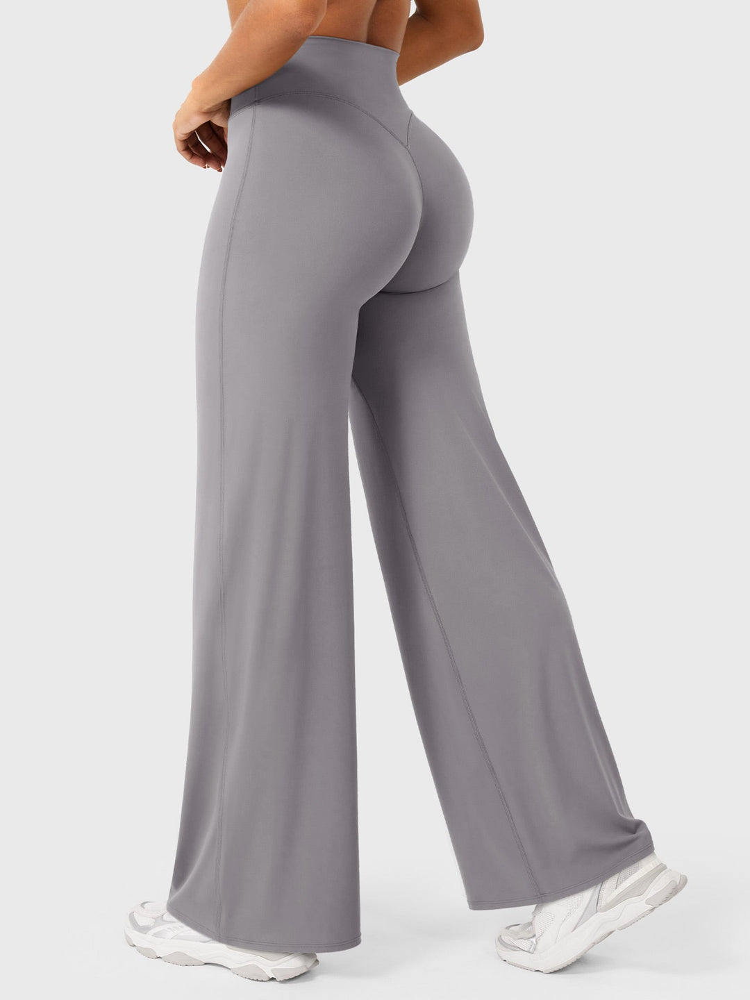 Yvonne | Damen Sommerweite Hose mit Hoher Taille