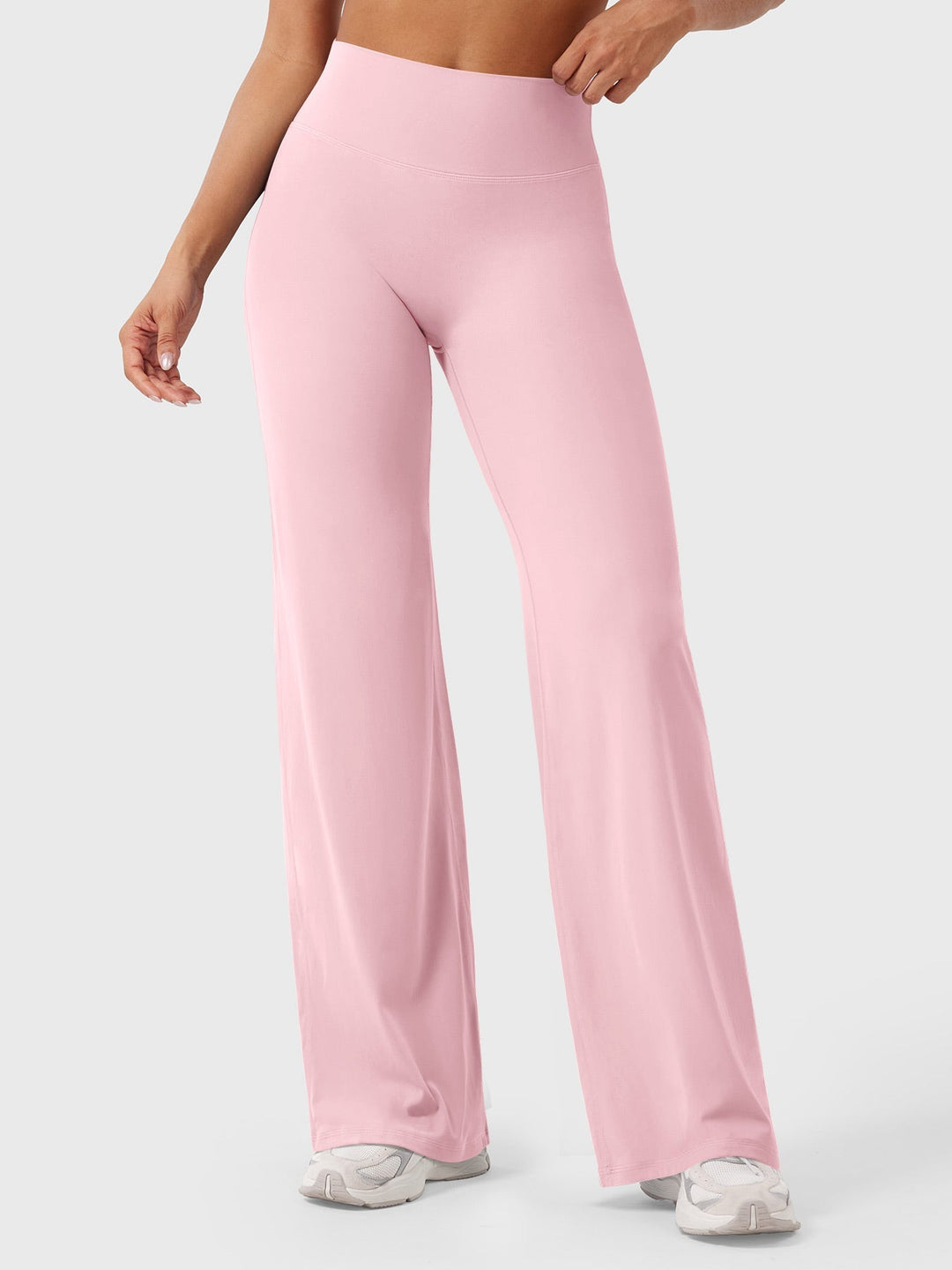 Yvonne | Damen Sommerweite Hose mit Hoher Taille