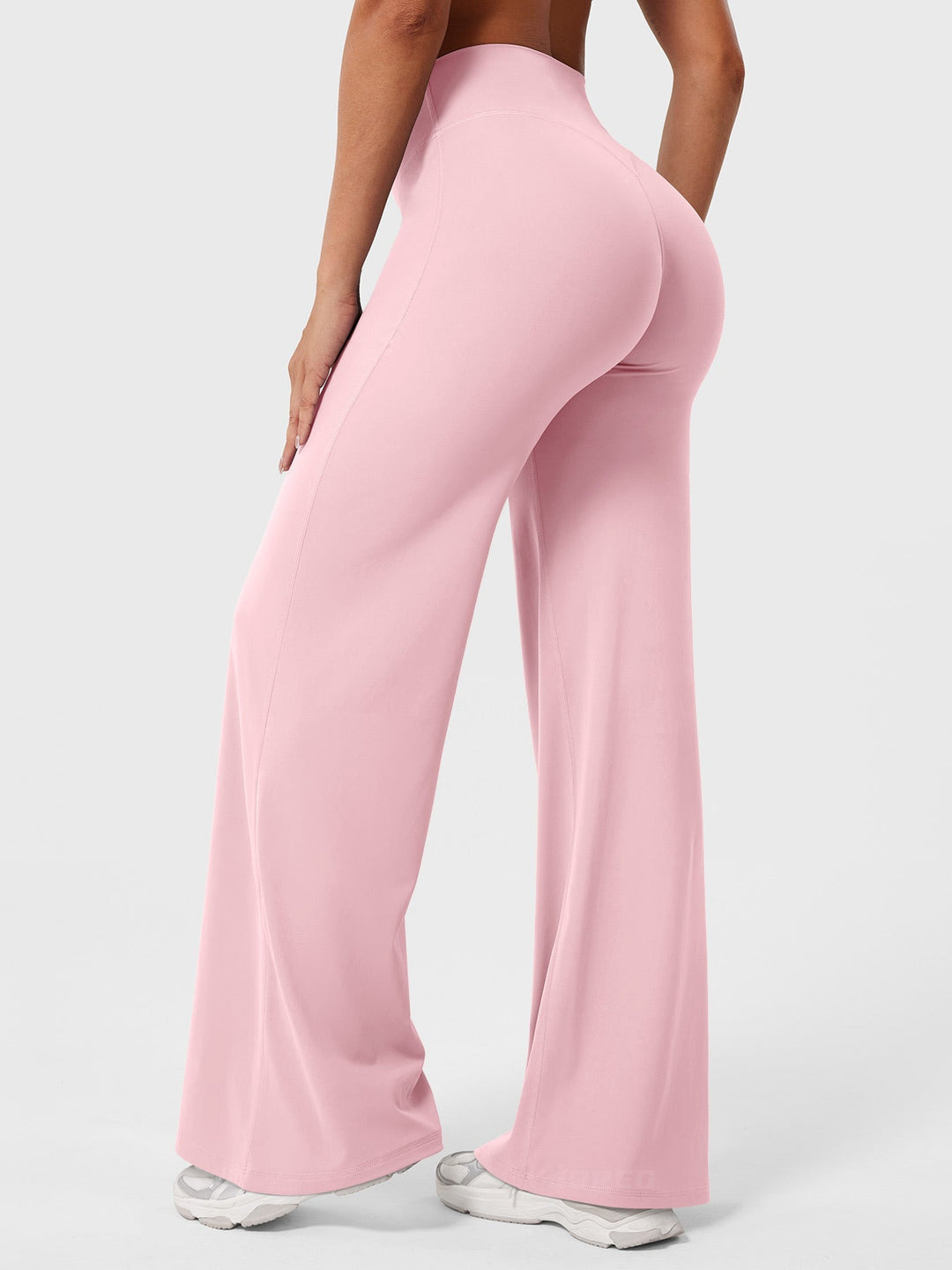 Yvonne | Damen Sommerweite Hose mit Hoher Taille