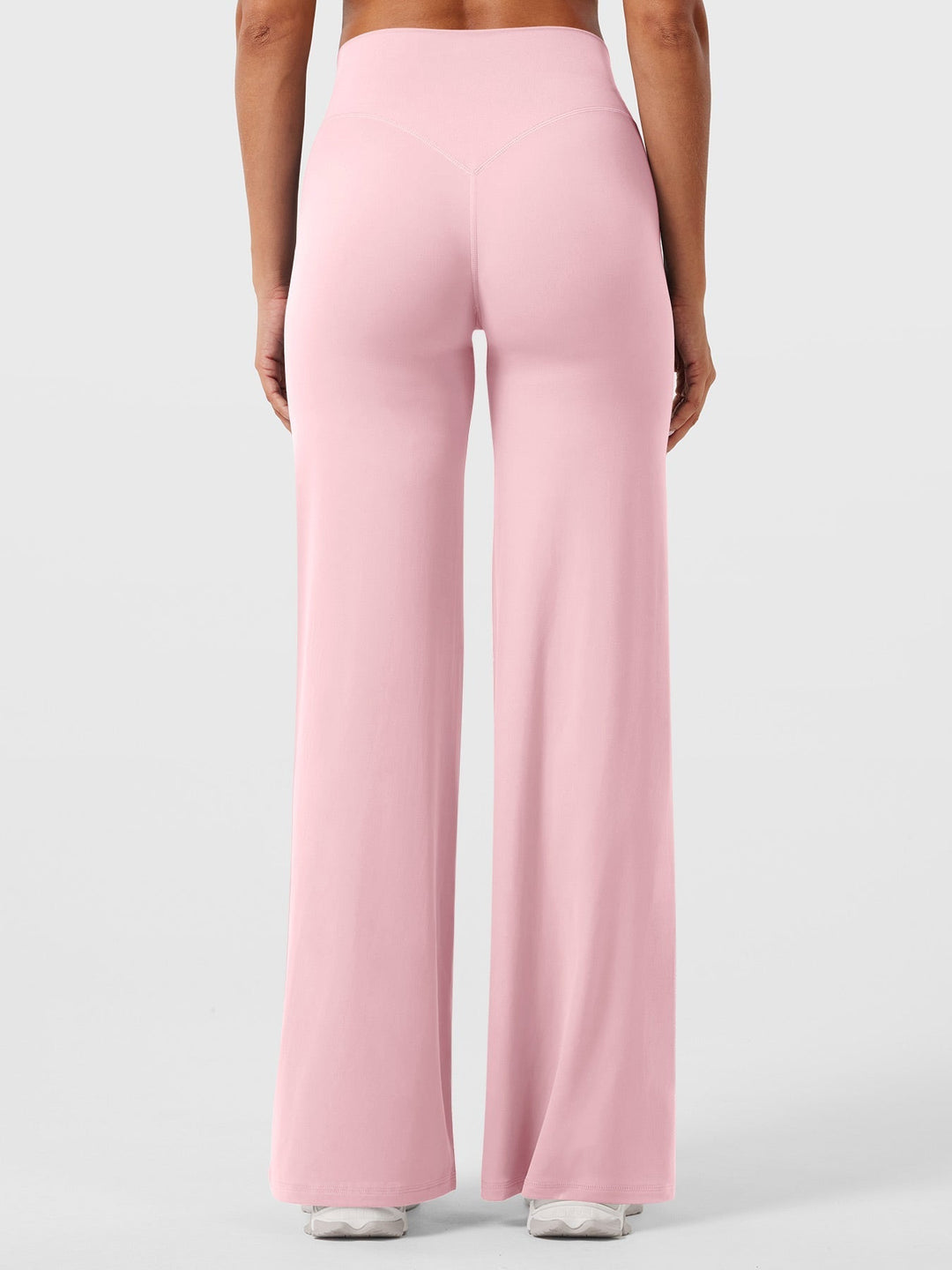Yvonne | Damen Sommerweite Hose mit Hoher Taille