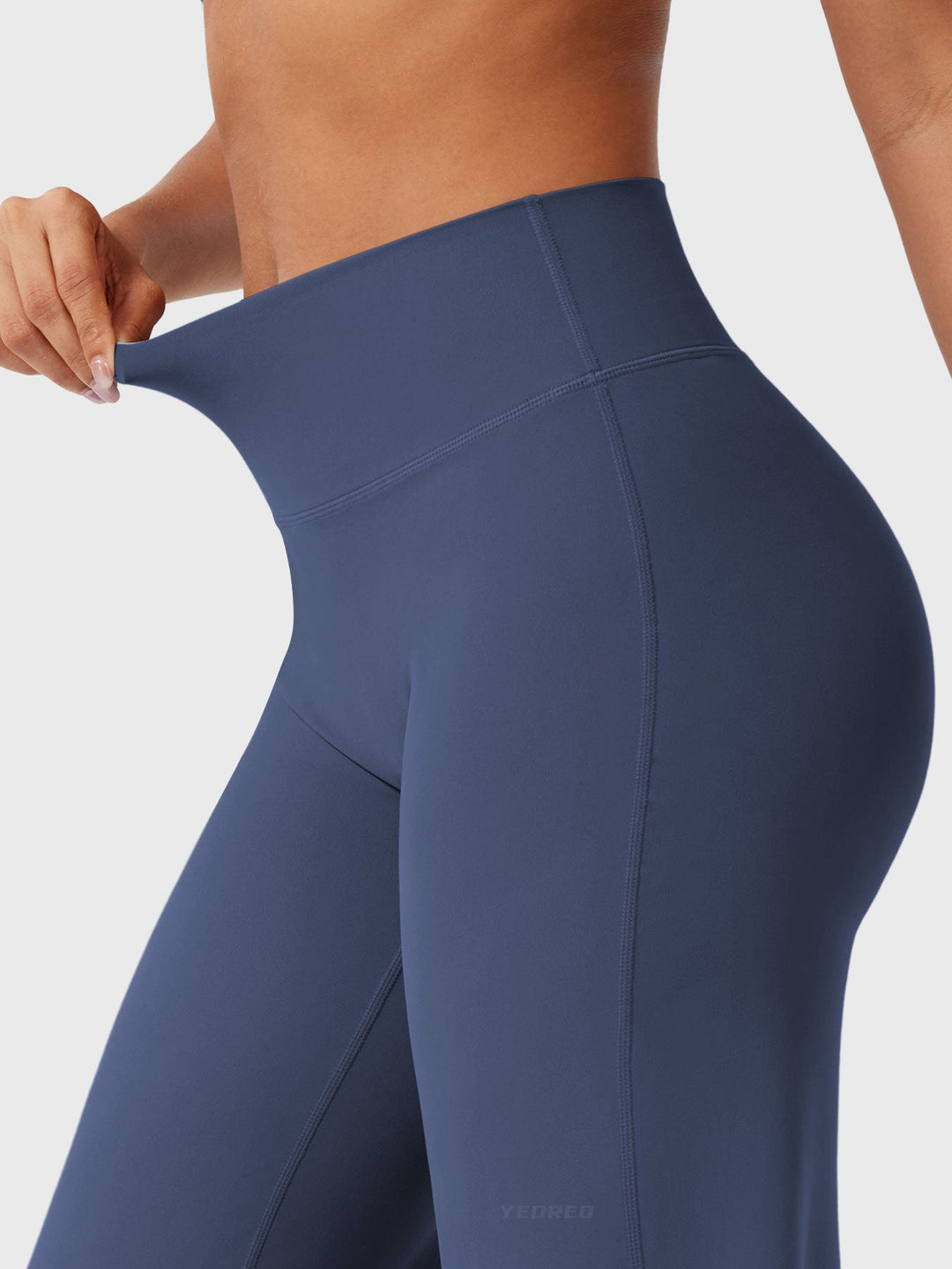 Yvonne | Damen Sommerweite Hose mit Hoher Taille