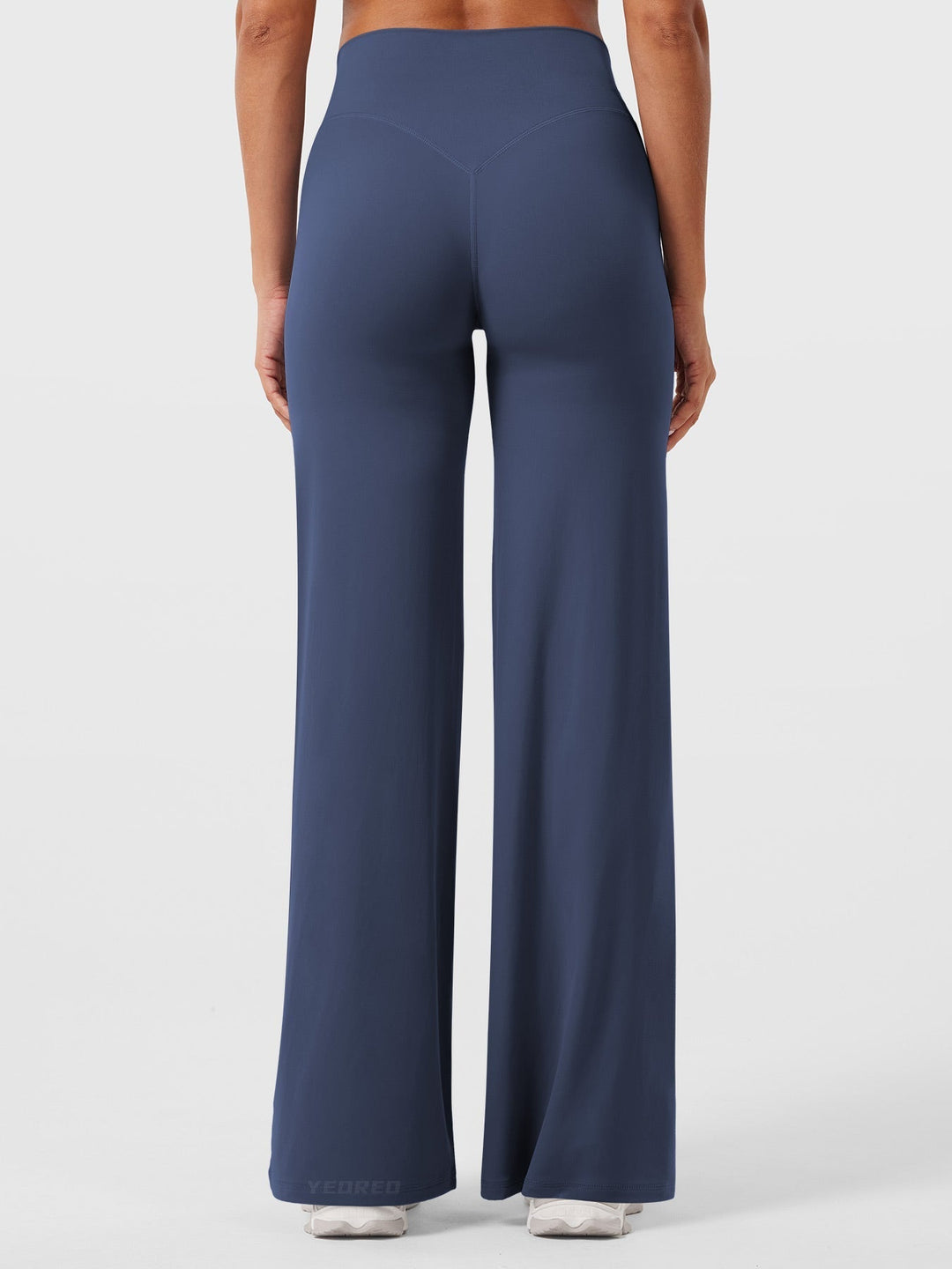 Yvonne | Damen Sommerweite Hose mit Hoher Taille