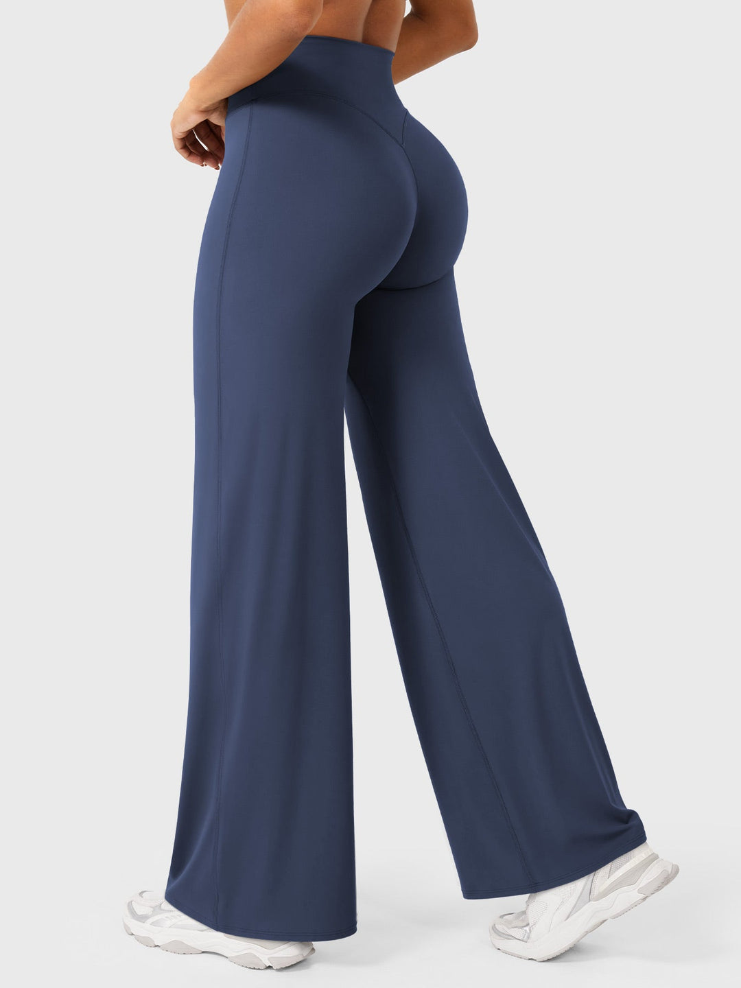 Yvonne | Damen Sommerweite Hose mit Hoher Taille