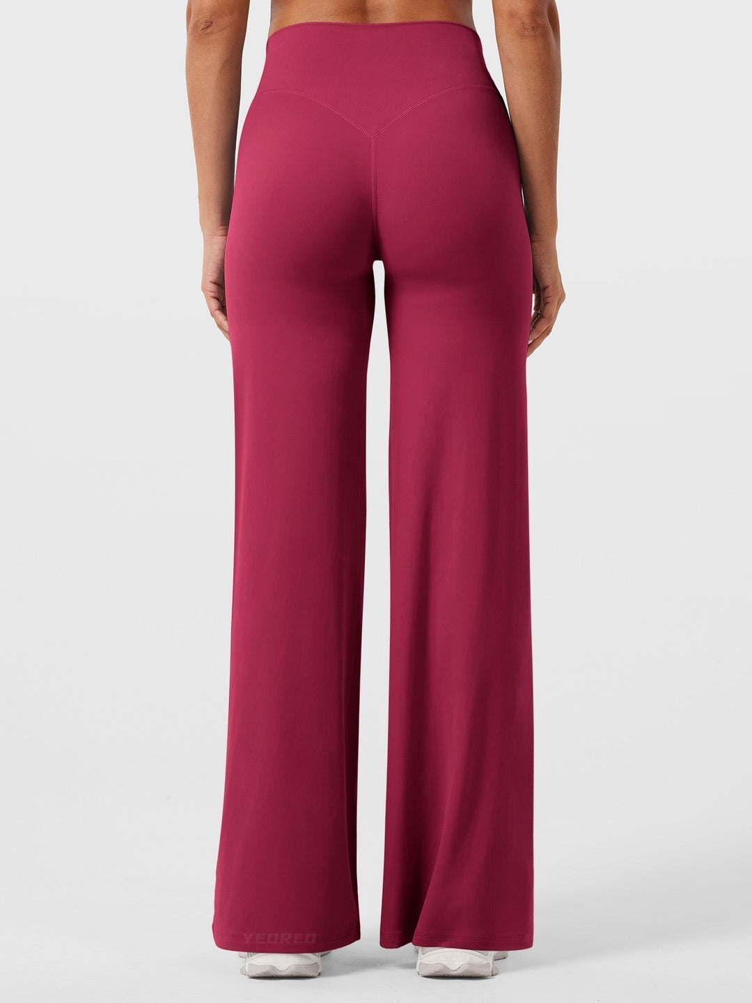 Yvonne | Damen Sommerweite Hose mit Hoher Taille