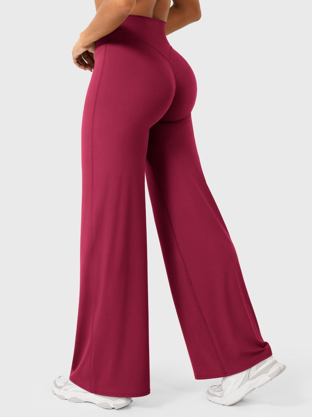 Yvonne | Damen Sommerweite Hose mit Hoher Taille