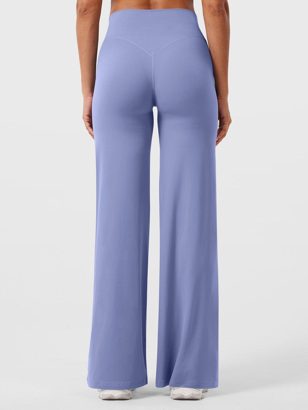 Yvonne | Damen Sommerweite Hose mit Hoher Taille