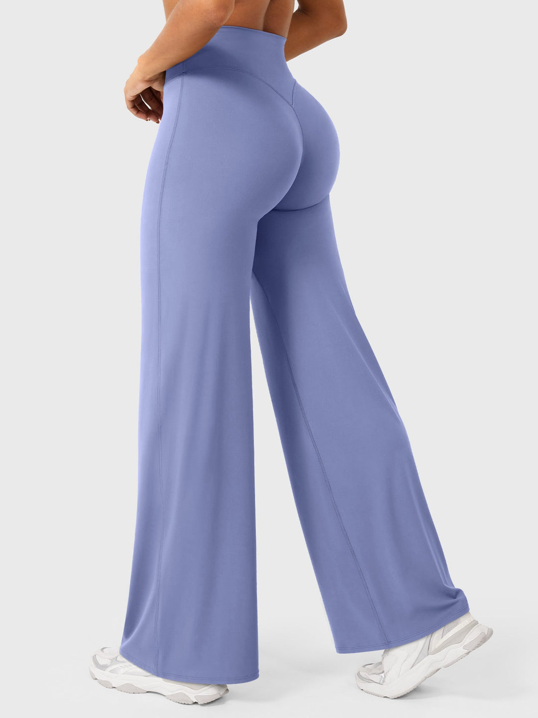 Yvonne | Damen Sommerweite Hose mit Hoher Taille