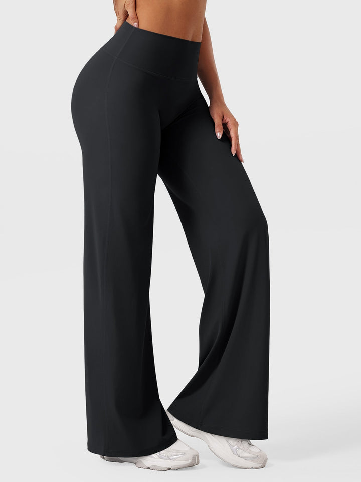 Yvonne | Damen Sommerweite Hose mit Hoher Taille