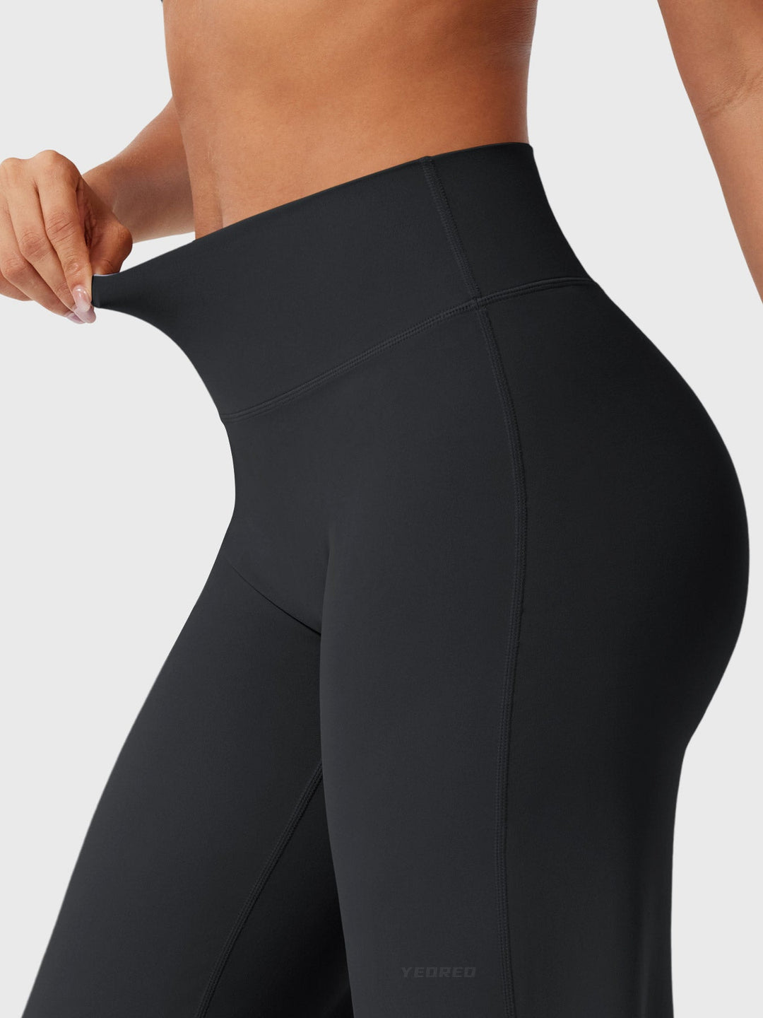 Yvonne | Damen Sommerweite Hose mit Hoher Taille