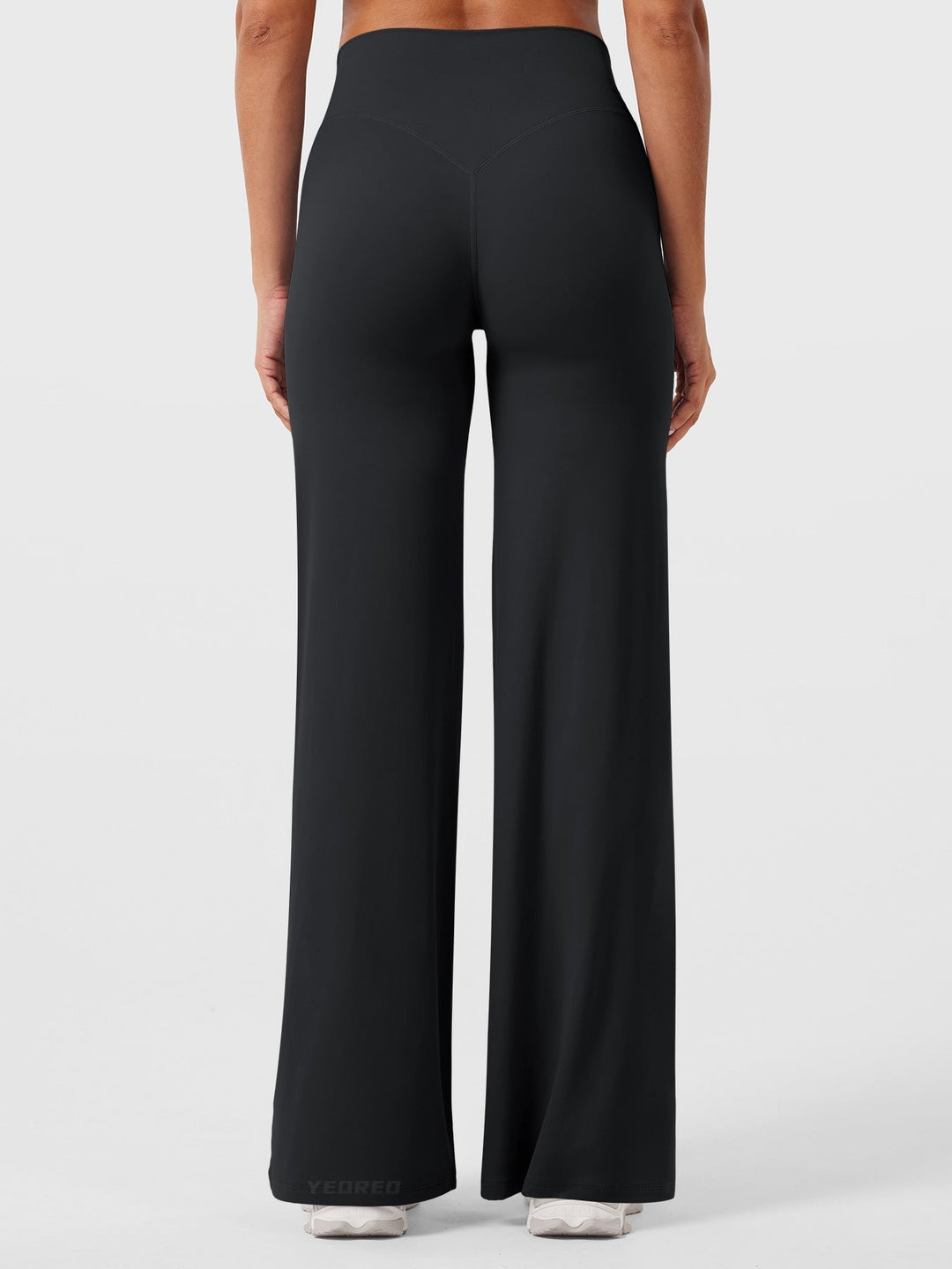 Yvonne | Damen Sommerweite Hose mit Hoher Taille