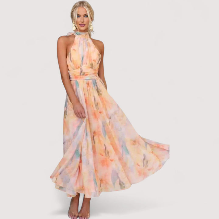 Gitte™ | Neckholder-Maxikleid