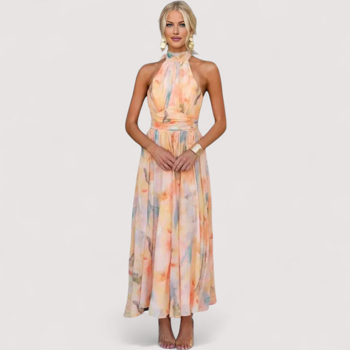 Gitte™ | Neckholder-Maxikleid